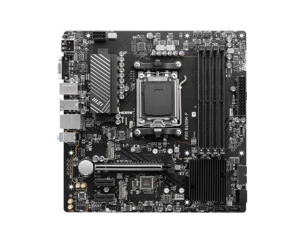 MSI MB Sc AM5 PRO B650M-P,  AMD B650,  4xDDR5,  1xDP,  1xHDMI,  1xVGA,  mATX5