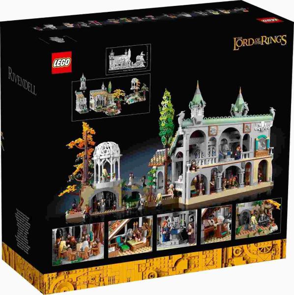 LEGO The Lord of the Rings 10316 Pán prstenů: Roklinka, 6167 dílků, 20233