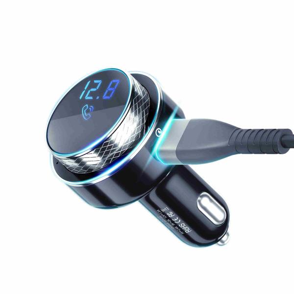 3mk nabíječka do auta Hyper Car FM Transmitter0