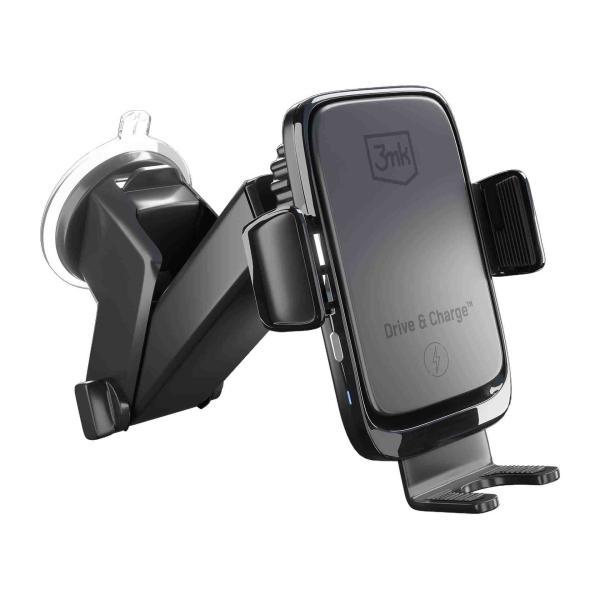 3mk držák do auta Drive & Charge,  15W bezdrátové nabíjení2