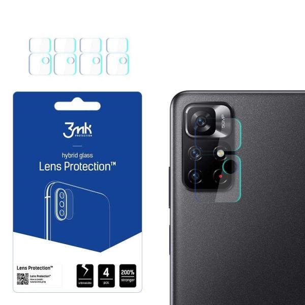 3mk ochrana kamery Lens Protection pro Xiaomi Redmi Note 11S 5G /  Note 11T 5G (4ks)