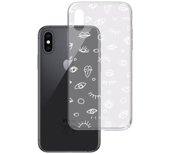 3mk ochranný kryt Ferya Slim case pro Apple iPhone Xs Max, BLINK White