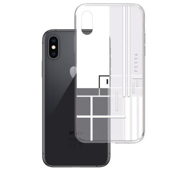 3mk ochranný kryt Ferya Slim case pro Apple iPhone Xs Max, LINE White