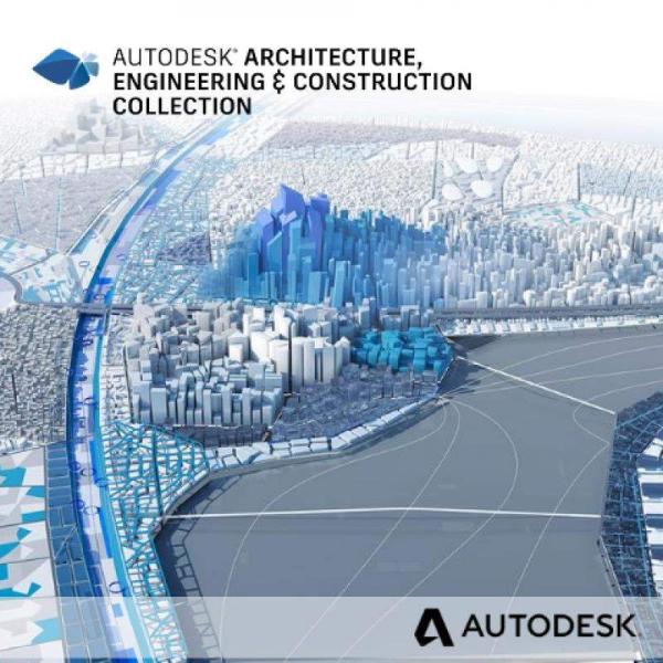 Autodesk Architecture,  Engineering & Construction Collection 2025,  1 komerční uživatel,  pronájem na 1 rok