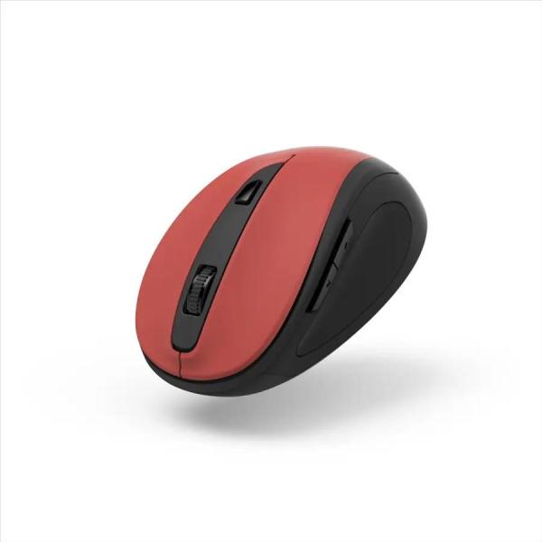 Hama bezdrôtová optická myš MW-400 V2,  ergonomická,  červená/ čierna