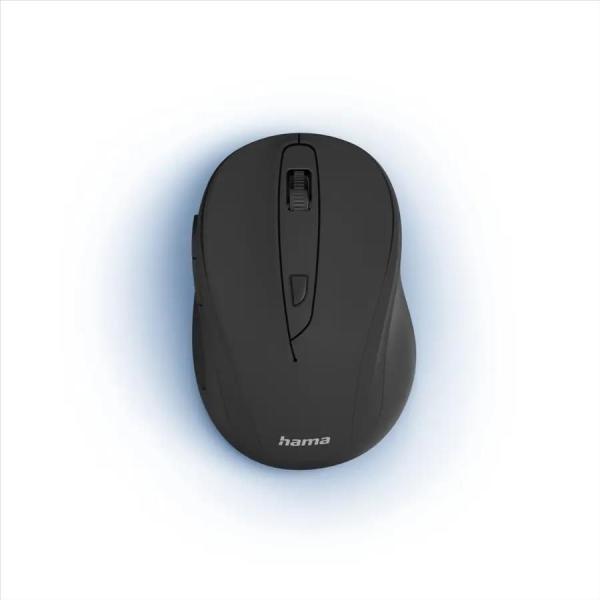 Hama bezdrôtová optická myš MW-400 V2,  ergonomická,  čierna1