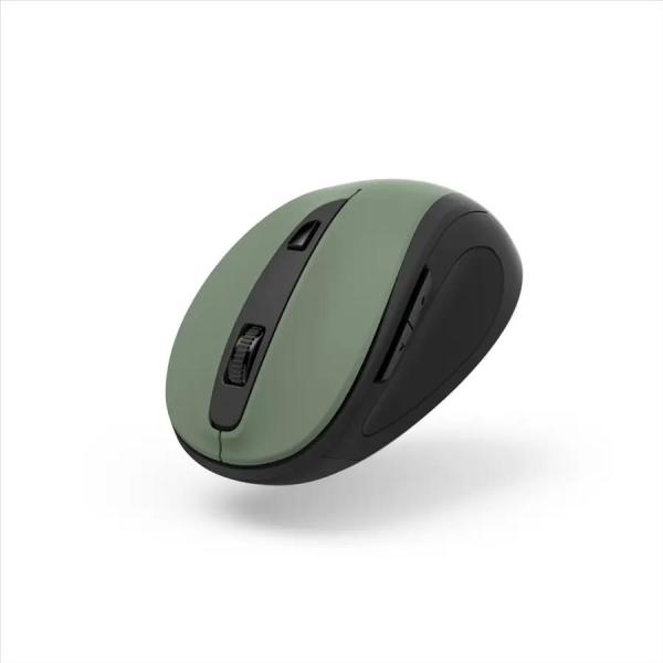 Hama bezdrôtová optická myš MW-400 V2,  ergonomická,  zelená/ čierna
