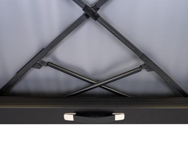 Plátno AVELI PREMIUM, floor up manual, black, 221x124(16:9) 100"9