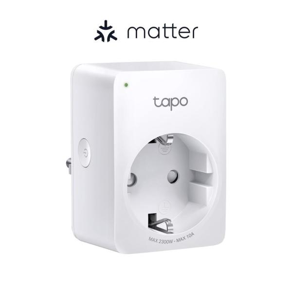 TP-Link Tapo P100M(EU) chytrá WiFi mini zásuvka (2300W, 10A, 2, 4 GHz, BT)