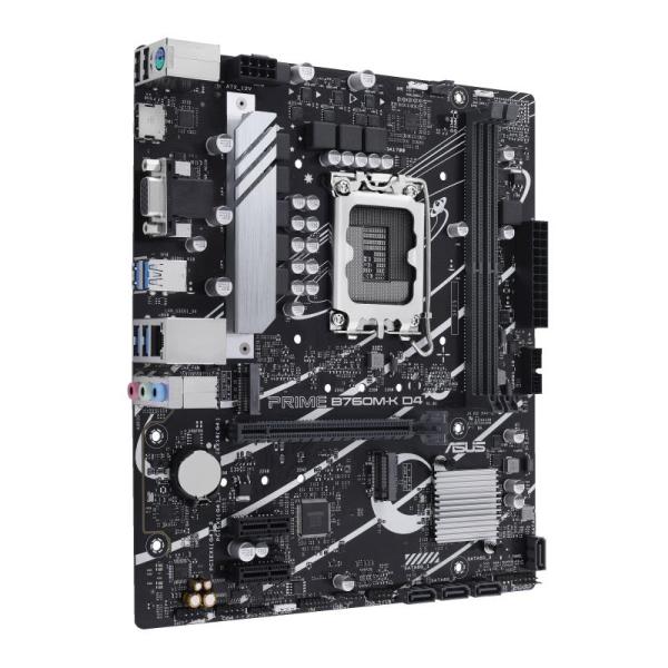 ASUS MB Sc LGA1700 PRIME B760M-K DDR4,  Intel B760,  2xDDR4,  1xHDMI,  1xVGA,  mATX2