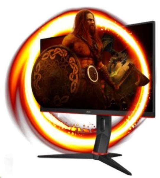 AOC MT IPS LCD WLED 23, 8" 24G2ZU/ BK - IPS panel,  1920x1080,  240Hz,  2xHDMI,  DP,  USB 3.2,  repro,  nast vyska + pivot7