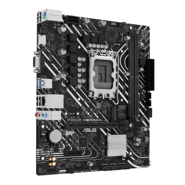 ASUS MB Sc LGA1700 PRIME H610M-K DDR5,  Intel H610,  2xDDR5,  1xHDMI,  1xVGA,  mATX0