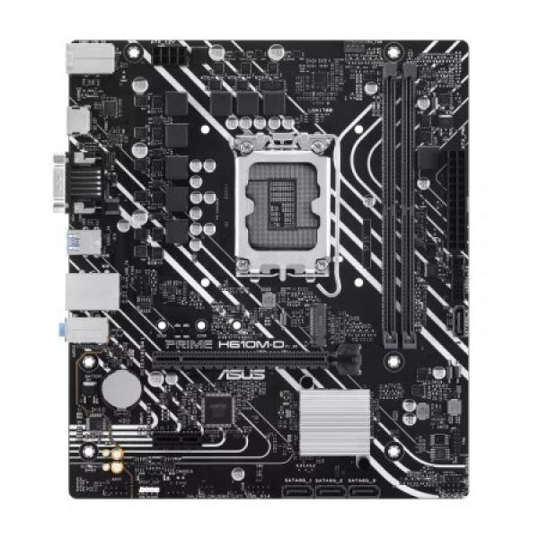 ASUS MB Sc LGA1700 PRIME H610M-D,  Intel H610,  2xDDR5,  1xHDMI,  1xVGA,  mATX3