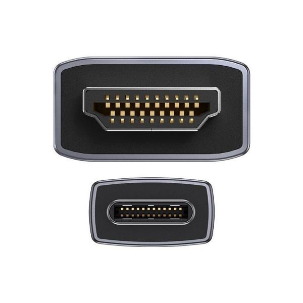 Baseus Graphene Series USB-C na HDMI 2.0, 4K 60Hz, kabel 2m, černá0