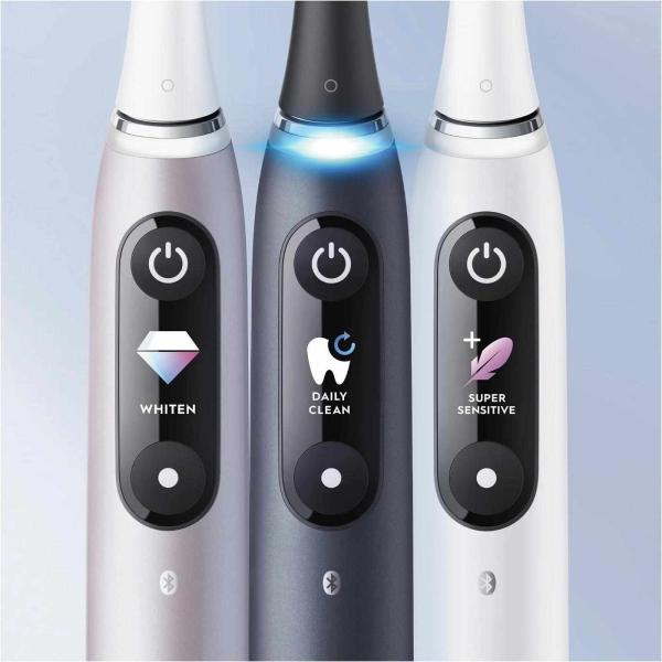 Oral-B iO Series 9 Black Onyx elektrický zubní kartáček,  magnetický,  senzor tlaku,  7 režimů,  OLED displej,  AI,  černý4