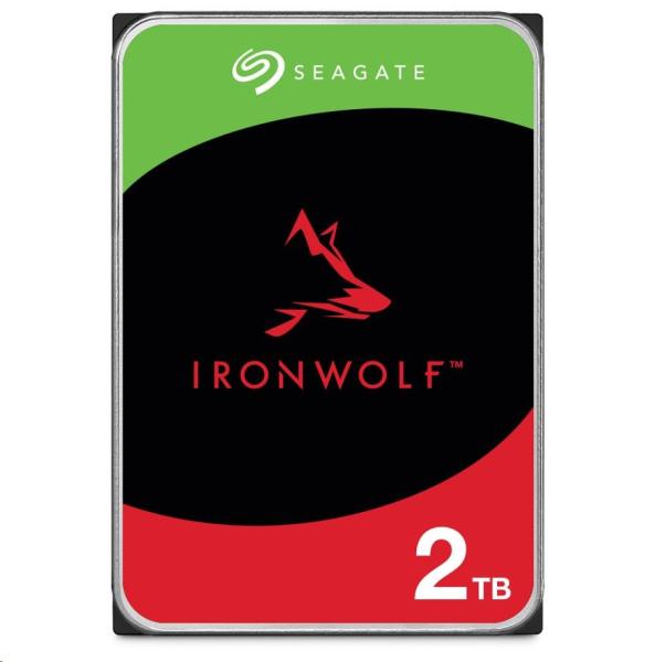 SEAGATE HDD 2TB IRONWOLF (NAS),  3.5",  SATAIII,  5400 RPM,  Cache 256MB