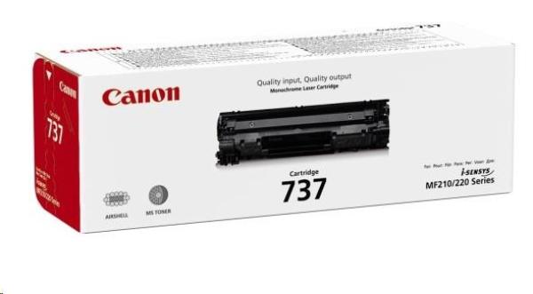 Canon TONER CRG-737 černý pro i-SENSYS LBP151dw,  MF211,  MF212w,  MF216n,  MF217w,  MF226dn,  MF229dw,  MF231 (2 400 str.)