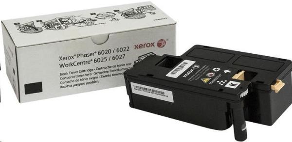 Xerox toner čierny pre Phaser 6020,  6022,  WorkCentre 6025,  6027 (2000 ks,  čierny)