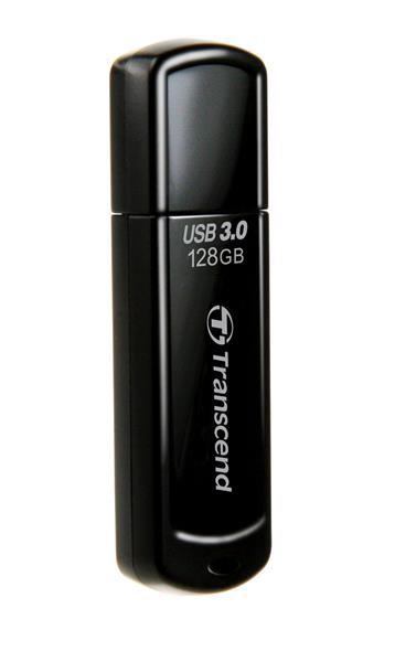 TRANSCEND Flash disk 128GB JetFlash®700,  USB 3.0 (R:90/ W:40 MB/ s) čierna1