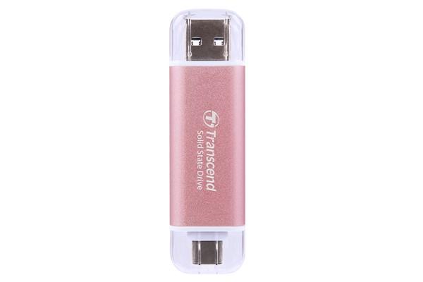 Transcend SSD 512GB ESD310P USB 3.2 Gen 2x1 - Pink