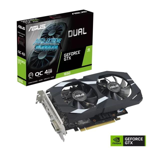 ASUS DUAL GTX1650 EVO 4GB/128-bit GDDR6, DVI, HDMI, DP