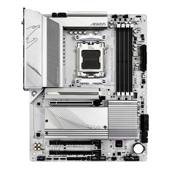 GIGABYTE MB Sc AM5 B650 A ELITE AX ICE,  AMD B650,  4xDDR5,  1xDP,  1xHDMI,  WiFi2