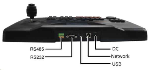 Uniview IP klávesnica na ovládanie PTZ kamery, LCD displej, RJ-45 10/100, USB 2.0., RS-232, RS-4851
