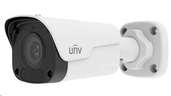 UNIVIEW IP kamera 2592x1944 (5 Mpix), až 20 sn/s, H.265,obj. 4,0 mm (80,0°), PoE, Mic., IR 30m, WDR 120dB, ROI, 3DNR, Human body d