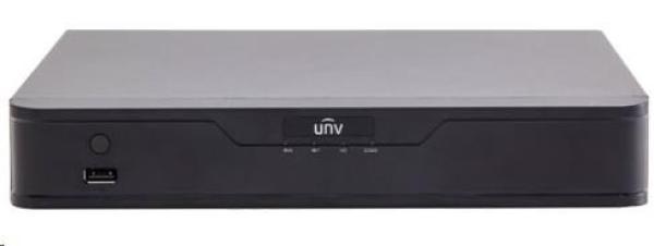 Uniview Hybrid NVR,  8x analógový /  12x IP,  2x HDD (až 10 TB),  HDMI + VGA Full HD,  2x USB 2.0,  ONVIF