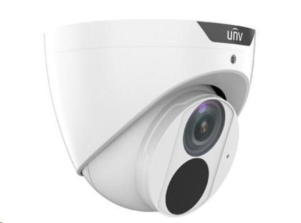 UNIVIEW IP kamera 3820x2160 (4K UHD), až 20 sn/s, H.265, obj. 2,8 (112,4°), PoE, Mic.,Repro, IR 30m, WDR 120dB, ROI, koridor formá1