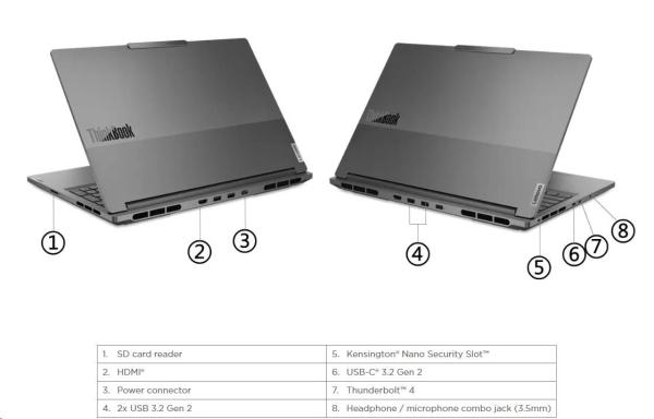 LENOVO NTB ThinkBook 16p G4 IRH - i7-13700H, 16" WQXGA IPS, 16GB, 512SSD, HDMI, THb, RTX™ 4060 8GB, W11P, 3Y Onsite4