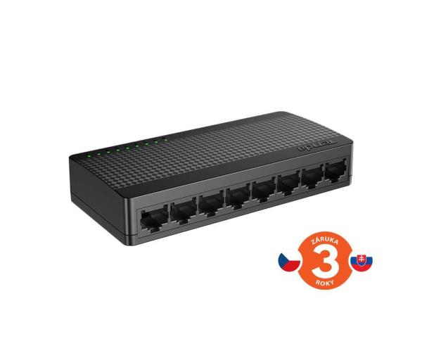 Tenda SG108M 8-portový Gigabit Ethernet Switch,  10/ 100/ 1000Mbps,  Plast,  Desktop1