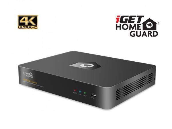 iGET HOMEGUARD HGNVK88504 - PoE 4K UltraHD NVR CCTV 8CH + 4x kamera1