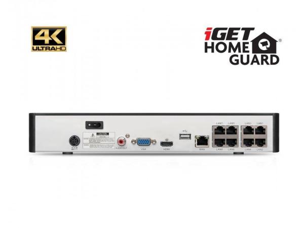 iGET HOMEGUARD HGNVK88504 - PoE 4K UltraHD NVR CCTV 8CH + 4x kamera2