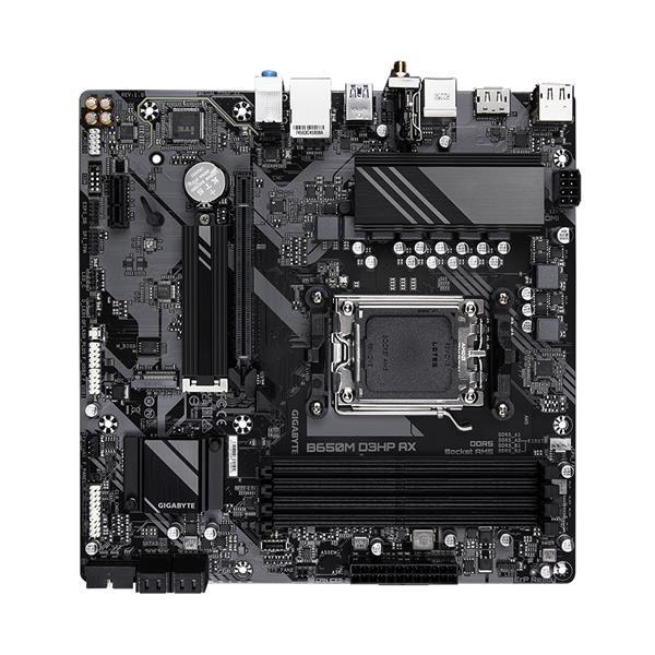 GIGABYTE MB Sc AM5 B650M D3HP AX,  AMD B650,  4xDDR5,  2xDP,  1xHDMI,  WiFi,  mATX4