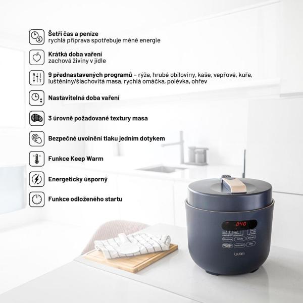 Lauben Electric Pressure Cooker 5000AT12