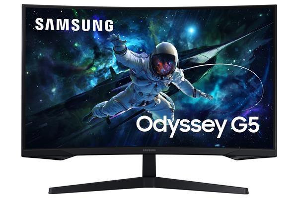 Samsung MT LED LCD herný monitor 32" Odyssey LS32AG550EUXEN-Flexible,  VA, 1ms, 165Hz, 2560x1440, HDMI, Display Port