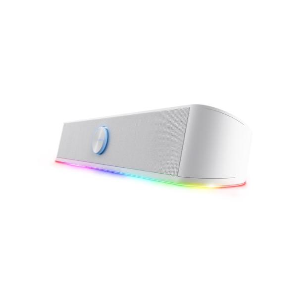 TRUST reproduktor GXT 619W Thorne RGB Illuminated Soundbar,  bílá1