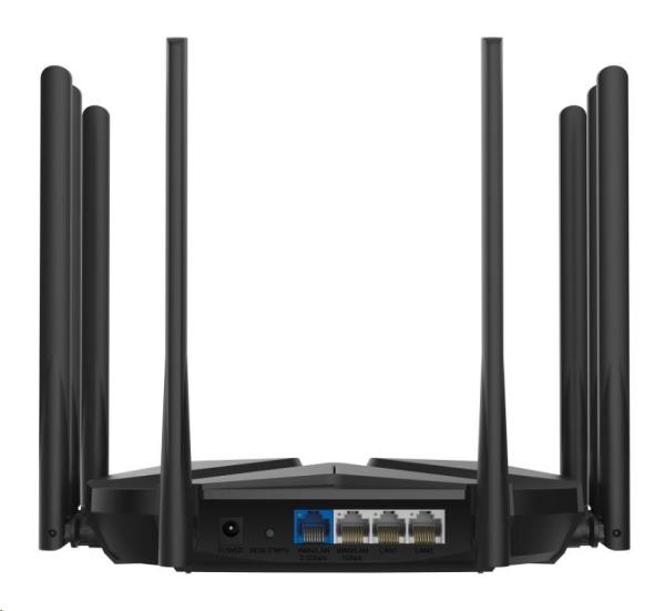 MERCUSYS MR90X WiFi6 router (AX6000, 2, 4GHz/ 5GHz,  1x2, 5GbELAN/ WAN, 1xGbEWAN/ LAN,  2xGbELAN)1