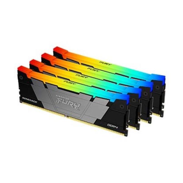 KINGSTON DIMM DDR4 128GB(Kit of 4)  3200MT/ s CL16 FURY Renegade RGB