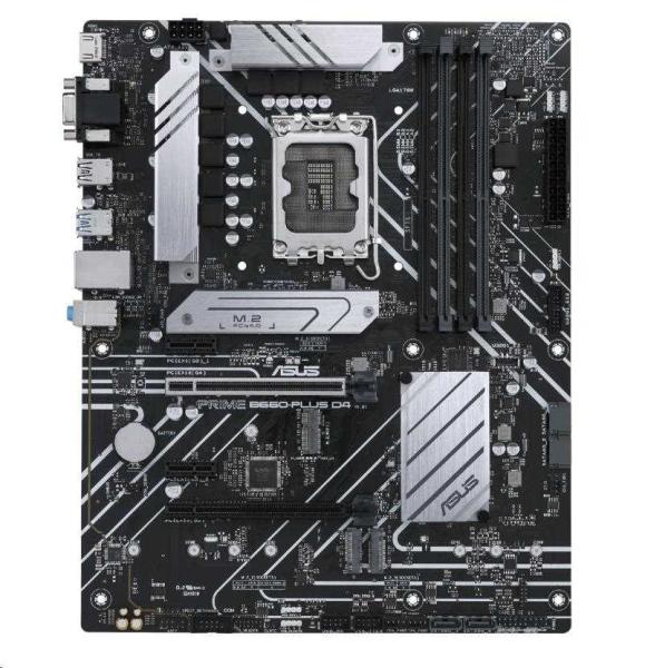 ASUS MB Sc LGA1700 PRIME B660-PLUS DDR4,  Intel B660,  4xDDR4,  1xDP,  1xHDMI,  1xVGA2