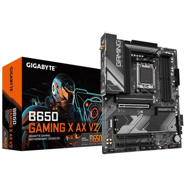 GIGABYTE MB Sc AM5 B650 GAMING X AX V2,  AMD B650,  4xDDR5,  1xDP,  1xHDMI,  WiFi