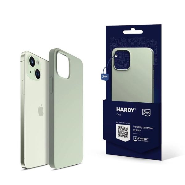 3mk Hardy Silicone MagCase pro Apple iPhone 15,  Green