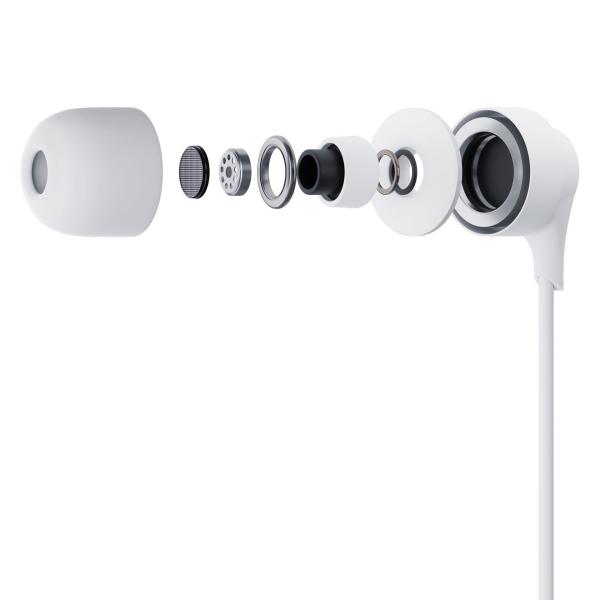 3mk sluchátka - Wired Earphones USB-C,  bílá3