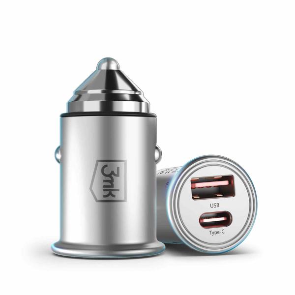 3mk nabíječka do auta - Hyper Car Charger 30W0