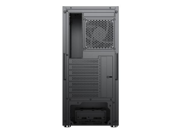 1stCOOL skříň GAMER 4,  Mid tower,  AU,  USB 3.0,  USB-C,  2x120mm,  bez zdroje,  černá2