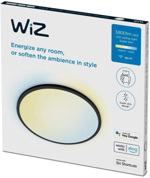 PHILIPS WiZ SuperSlim Stmívatelné stropní svítidlo 32W - černá