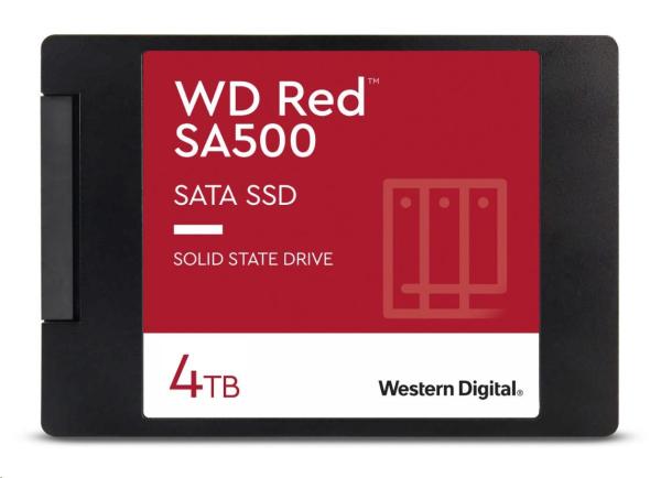 WD RED SSD 3D NAND WDS400T1R0A 4TB SATA/600, (R:560, W:530MB/s), 2.5