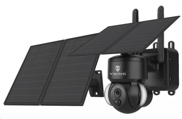 Viking solární outdoorová HD kamera HDs02 4G,  černá