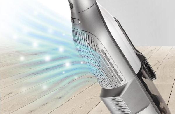 Bosch BBH73260K Athlet tyčový vysavač,  700 W,  akumulátorový,  bezsáčkový,  LED indikátor,  technologie SensorControl,  bílá3